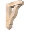 Ekena Millwork Funston Arts and Crafts Smooth Bracket w/ Offset Brace, Douglas Fir, 7 1/2"W x 28"D x 36"H BKT0806X28X36FST03SDF - alternate 1